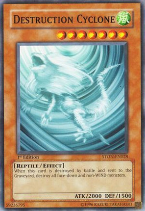 Destruction Cyclone (Common / Short Print) [STON-EN028] Strike of Neos Unlimited