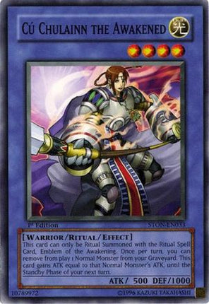 Cu Chulainn the Awakened (Common / Short Print) [STON-EN033] Strike of Neos 1st Edition