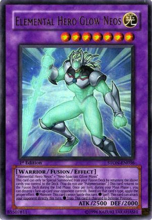 Elemental Hero Glow Neos (Ultra Rare) [STON-EN036] Strike of Neos 1st Edition