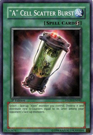 "A" Cell Scatter Burst (Common / Short Print) [STON-EN041] Strike of Neos Unlimited