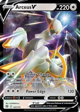 Arceus V - 122/172 [SWSH09: Brilliant Stars] Holofoil
