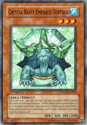 Crystal Beast Emerald Tortoise [FOTB-EN003] Common