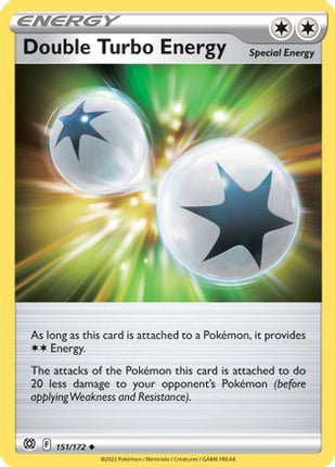 Double Turbo Energy - 151/172 [SWSH09: Brilliant Stars] Reverse Holofoil