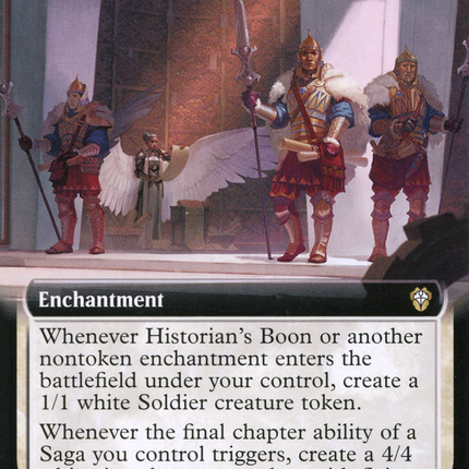 Historian's Boon (Extended Art) [Dominaria United Commander]
