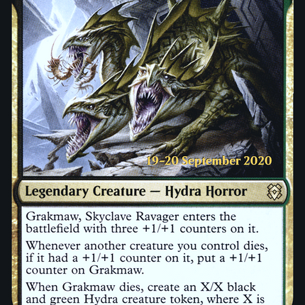 Grakmaw, Skyclave Ravager [Zendikar Rising Promos] Prerelease Foil