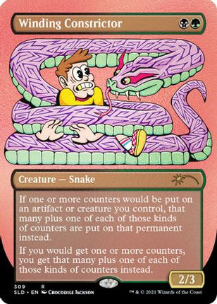 Winding Constrictor (Foil Etched) [Secret Lair Drop Series] Foil