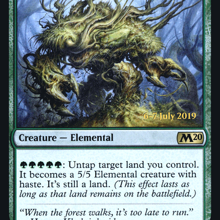 Wakeroot Elemental [Core Set 2020 Promos] Prerelease Foil