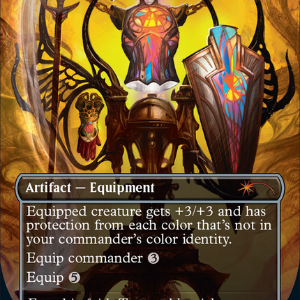 Commander's Plate (Borderless) [Secret Lair Drop] Foil