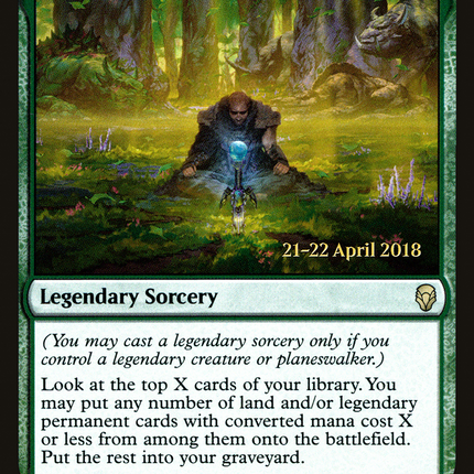 Kamahl's Druidic Vow [Dominaria Promos] Prerelease Foil