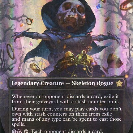 Tinybones, Bauble Burglar (Borderless) [Foundations] Mana Foil