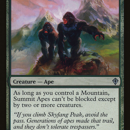 Summit Apes [The List]