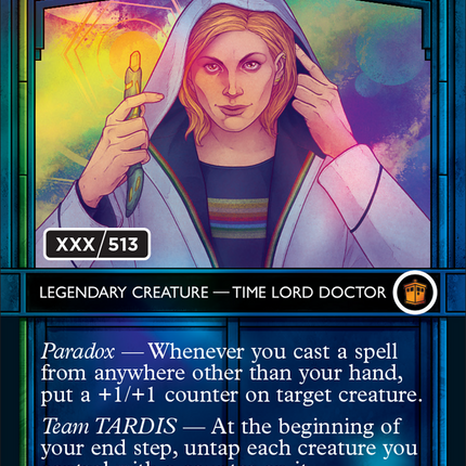 The Thirteenth Doctor (Showcase) (Borderless) [Doctor Who] Serialized Foil
