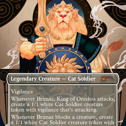 Brimaz, King of Oreskos (Borderless) [Secret Lair Drop]