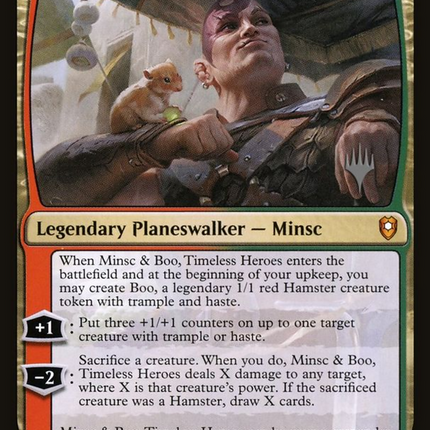 Minsc & Boo, Timeless Heroes [Battle for Baldur's Gate Promos]
