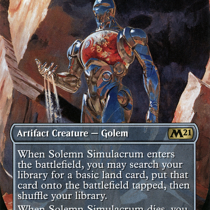 Solemn Simulacrum (Borderless) [Core Set 2021]