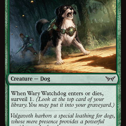 Wary Watchdog [Duskmourn: House of Horror] Foil