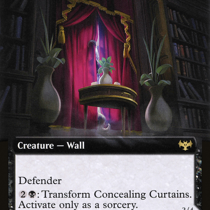 Concealing Curtains // Revealing Eye (Extended Art) [Innistrad: Crimson Vow]