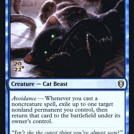 Displacer Kitten [Battle for Baldur's Gate Promos] Prerelease Foil