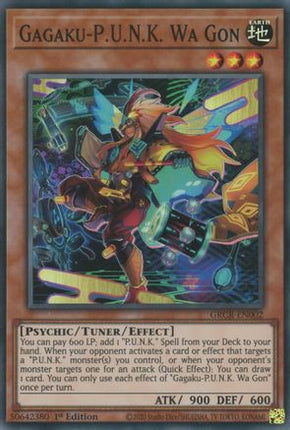 Gagaku-P.U.N.K. Wa Gon (Super Rare) [GRCR-EN002] 1st Edition