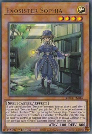 Exosister Sophia (Ultra Rare) [GRCR-EN016] 1st Edition