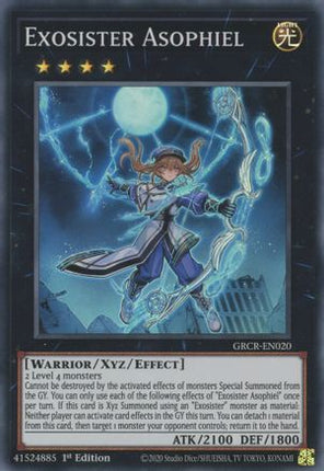Exosister Asophiel (Super Rare) [GRCR-EN020] 1st Edition