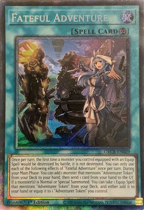 Fateful Adventure (CR) (Collector's Rare) [GRCR-EN029] 1st Edition