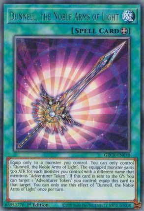 Dunnell, the Noble Arms of Light (Rare) [GRCR-EN030] 1st Edition