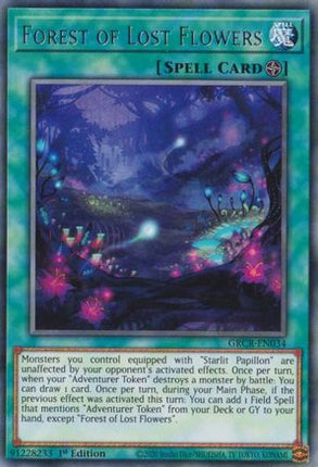 Forest of Lost Flowers (Rare) [GRCR-EN034] 1st Edition
