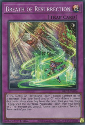 Breath of Resurrection (Super Rare) [GRCR-EN036] 1st Edition