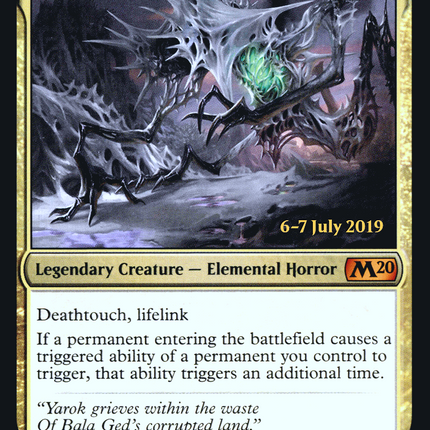 Yarok, the Desecrated [Core Set 2020 Promos] Prerelease Foil