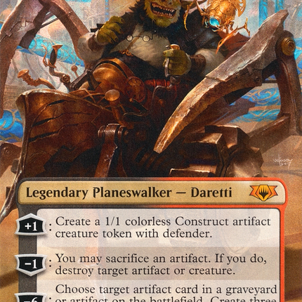 Daretti, Ingenious Iconoclast (Borderless) [Mythic Edition] Foil