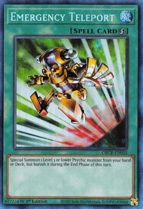 Emergency Teleport (CR) (Collector's Rare) [GRCR-EN055] 1st Edition