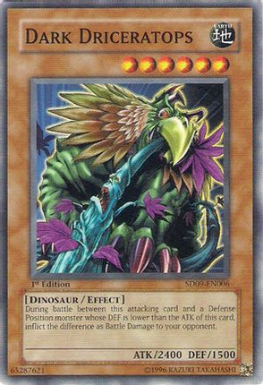 Dark Driceratops (Common / Short Print) [SD09-EN006] Structure Deck: Dinosaur's Rage 1st Edition