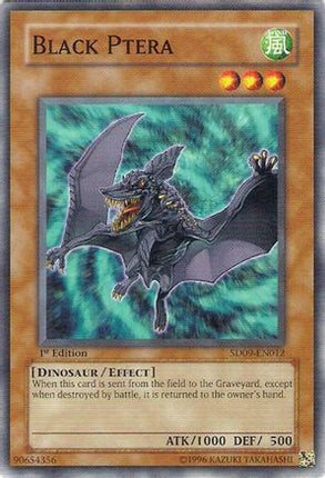 Black Ptera (Common / Short Print) [SD09-EN012] Structure Deck: Dinosaur's Rage 1st Edition