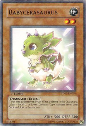 Babycerasaurus (Common / Short Print) [SD09-EN016] Structure Deck: Dinosaur's Rage 1st Edition