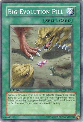 Big Evolution Pill (Common / Short Print) [SD09-EN017] Structure Deck: Dinosaur's Rage 1st Edition