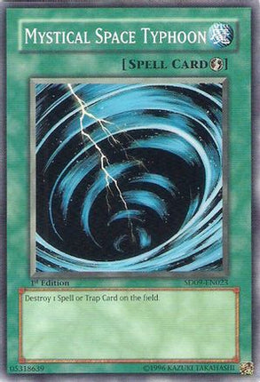 Mystical Space Typhoon (Common / Short Print) [SD09-EN023] Structure Deck: Dinosaur's Rage 1st Edition
