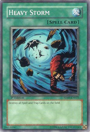 Heavy Storm (Common / Short Print) [SD09-EN025] Structure Deck: Dinosaur's Rage 1st Edition