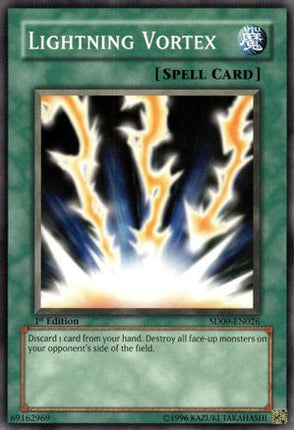 Lightning Vortex (Common / Short Print) [SD09-EN026] Structure Deck: Dinosaur's Rage 1st Edition