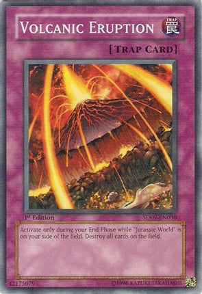 Volcanic Eruption (Common / Short Print) [SD09-EN030] Structure Deck: Dinosaur's Rage 1st Edition