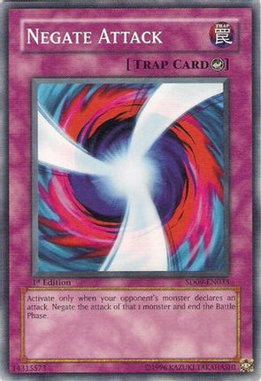 Negate Attack (Common / Short Print) [SD09-EN033] Structure Deck: Dinosaur's Rage 1st Edition