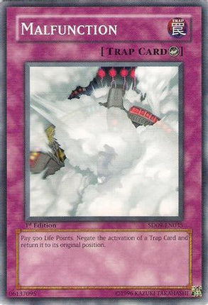 Malfunction (Common / Short Print) [SD09-EN035] Structure Deck: Dinosaur's Rage 1st Edition
