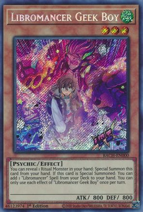 Libromancer Geek Boy (Secret Rare) [BACH-EN000] 1st Edition
