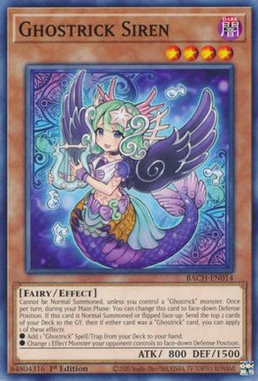 Ghostrick Siren (Common / Short Print) [BACH-EN014] 1st Edition