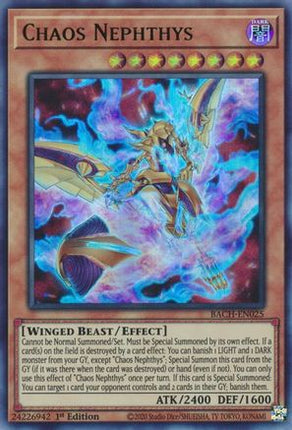 Chaos Nephthys (Ultra Rare) [BACH-EN025] 1st Edition