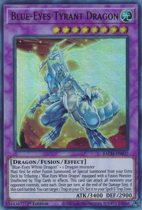 Blue-Eyes Tyrant Dragon (Ultra Rare) [BACH-EN037] 1st Edition