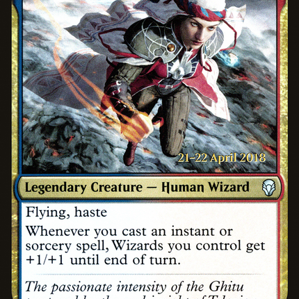 Adeliz, the Cinder Wind [Dominaria Promos] Prerelease Foil