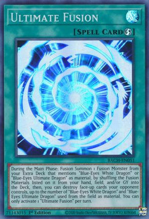 Ultimate Fusion (Super Rare) [BACH-EN051] 1st Edition