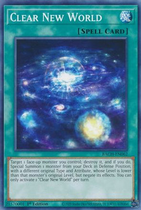Clear New World (Common / Short Print) [BACH-EN062] 1st Edition