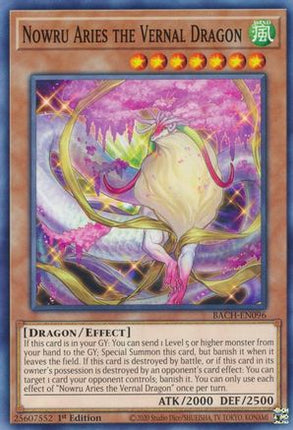 Nowru Aries the Vernal Dragon (Common / Short Print) [BACH-EN096] 1st Edition